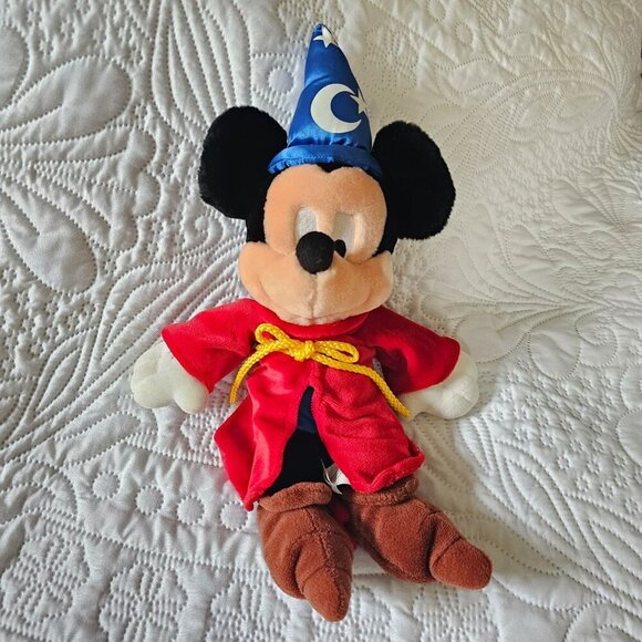 Disney Mickey Mouse Sorcerers Apprentice Plush Stuffed Walt Disney World - Picture 10 of 10